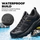 thumbnail image 3 of Zapatos de Senderismo Impermeables para Hombre NORTIV 8 Livianos Negro 10.5, 3 of 9