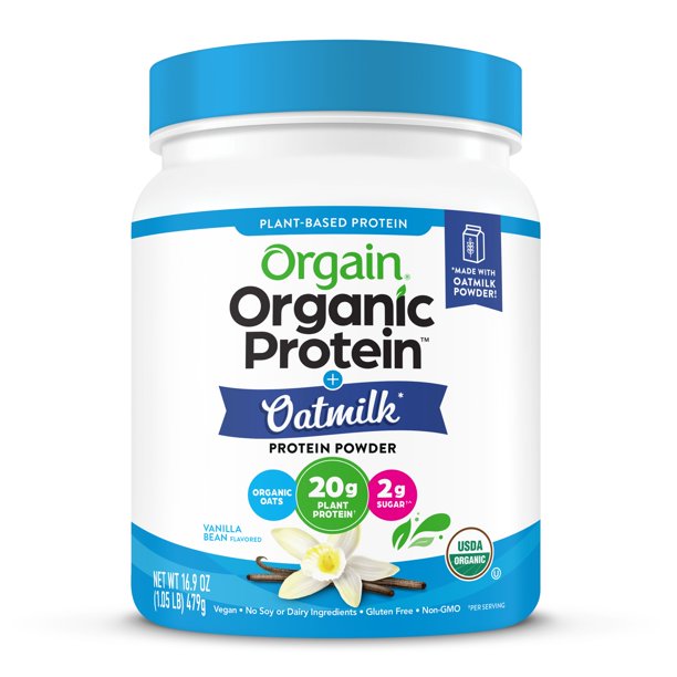 Orgain Organic 2 in 1 Vegan Protein Powder + Oatmilk 20g Protein