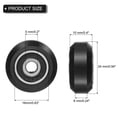 thumbnail image 2 of Uxcell 10 piezas de rodillos V-Slot para impresora 3D, ruedas de gantry de alta velocidad, rueda de polea POM con rodamientos de doble escudo 625ZZ (negro), 2 of 6