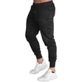 thumbnail image 3 of Men's Slim Fit Sweatpants Workout Active Casual Running Bodybuilding Pants, 3 of 5