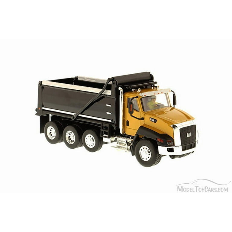 【正規販売店】 Caterpillar CT660 Dump Truck, Yellow and Black - Diecast 建設車両、作業車
