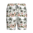thumbnail image 4 of Wukai Flamingo Palm Trees Men’s Short Pajama Pants With Pockets Soft Sleep Pj Shorts for Men-3X-Large, 4 of 6