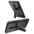 thumbnail image 6 of Compatible for Cricket Icon 3 Case, At&t Motivate 2 Case with Holster Belt Clip Heavy Duty Shockproof Protective Phone Cover with Kickstand [Black], 6 of 8