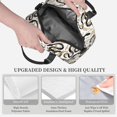 thumbnail image 3 of Naloa Snake Print Lunch Bag for Women & Men Insulated Lunch Box or Cooler Lunch Tote Bags for Work, Travel, Outdoor, 3 of 5
