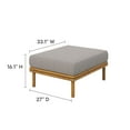 thumbnail image 3 of Modway Wren Set of Sofa and Ottoman Outdoor Patio Furniture, Light Gray, 3 of 8
