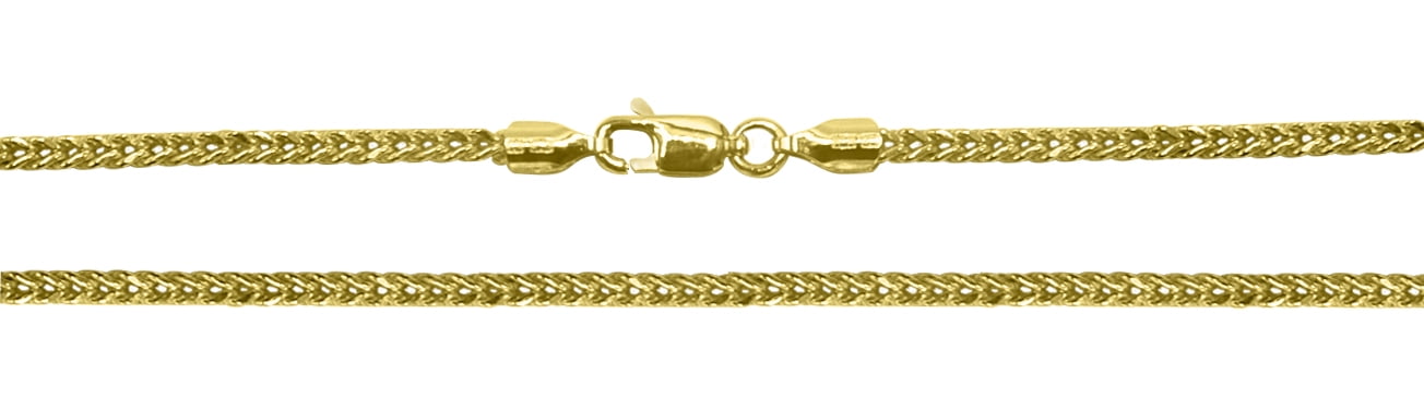 Brilliance Fine Jewelry 10K Yellow Gold Adult Franco Chain 22"