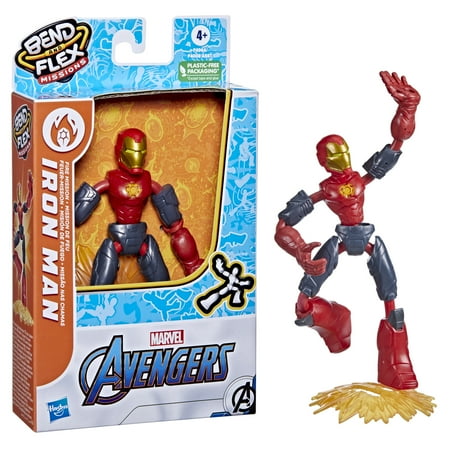 Marvel Avengers Bend and Flex Missions Iron Man Fire Mission Action Figure price history on PriceWatchPro