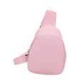thumbnail image 4 of Bolso bandolera para niños, portátil, con correa ajustable, para camping, viajes, excursiones y escuela. Rosa, 4 of 9