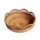thumbnail image 2 of Bandeja de mimbre, cesta tejida para servir, cuenco tejido a mano, cuenco de almacenamiento de mimbre, cesta de frutas para desayuno, merienda, pan, S, 2 of 8