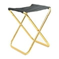 thumbnail image 1 of Silla de camping Silla de jardín ligera Silla plegable para trabajo Capacidad de 80 kg, compacta, silla portátil para exteriores dorado Soledad Asiento plegable al aire libre, 1 of 4