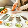 thumbnail image 4 of Tong Stainless Steel Function Vegetable Peeler And Grater Potato Slicer Kitchen With Cutting, 4 of 6
