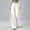 #White, variant on DPTALR Women's High Waist Wide Leg Full Length Pants Solid Color Loose with Pull Rope,Pink,Size L