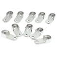 thumbnail image 6 of 10 pieces metal 16mm slide wardrobe closet rod flange holder Thicken, 6 of 6