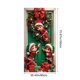 thumbnail image 3 of Seyotauo Merry Christmas Door Cover 35x71 Christmas Gift Box Present Hanging Banner Decoration Winter Holiday Bow Window Door Cover Stripes Ornaments Year Party Home Wall Outdoor, 3 of 6