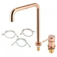thumbnail image 2 of Rose Gold Faucet, Bathroom Faucet, For Kitchen Restaurant Hotel Bathroom, 2 of 8