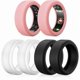 thumbnail image 1 of wonima11 6 Pack Rings Protector Compatible with Oura Ring Gen 4/Oura Gen 3/Ultrahuman Ring Cover, Silicone Rings Cover Working Out Accessories Men Women-2Black+2Clear+2Pink-S for Size 5 6 7 8 9 10, 1 of 1