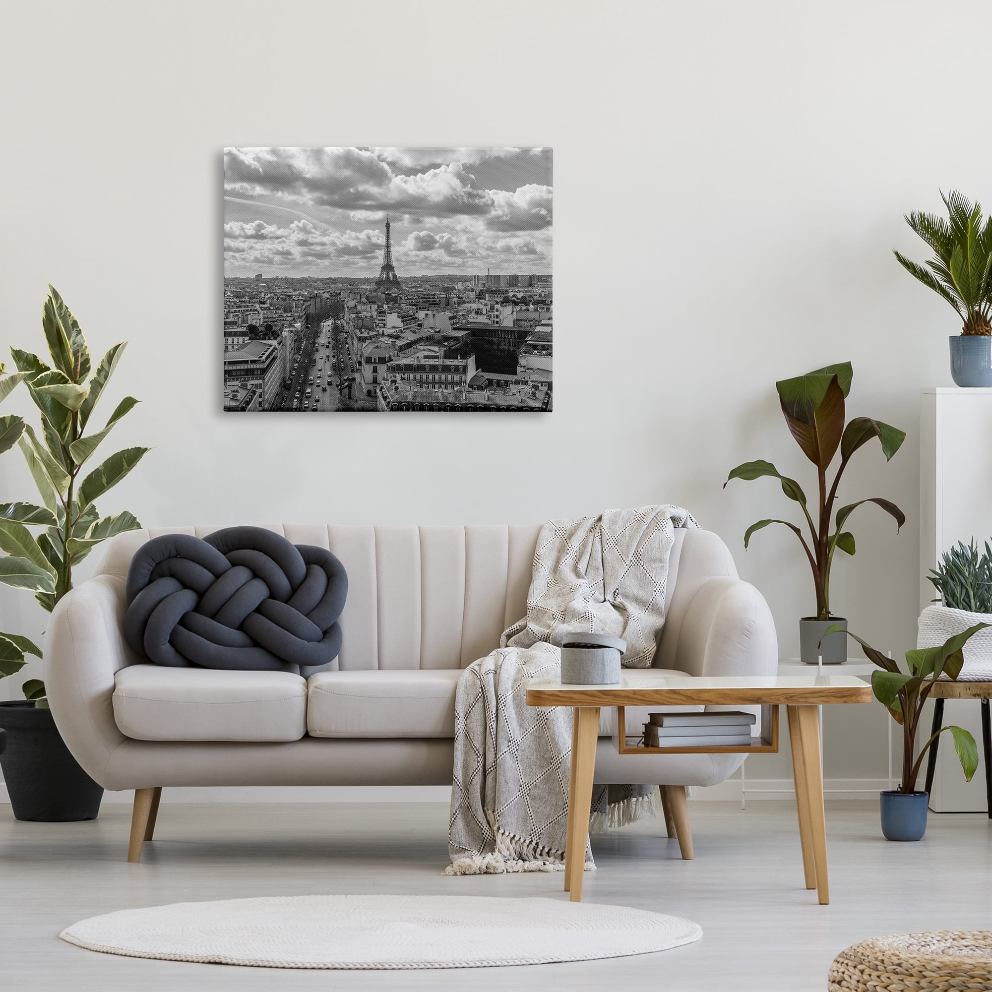 Stupell Industries Urban France Cityscape Travel & Places Photography Gallery Wrapped Canvas Art Print Wall Art, 40 x 30