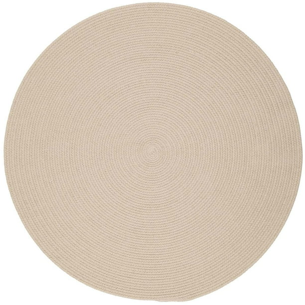 Beige Rug Braided Solid Color 10 Foot Round Soft Kids Nursery Carpet Com Beige Rug Braided Solid Color 10 Foot, 10 Ft Round Contemporary Rugs