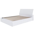 thumbnail image 1 of Nexera Porter Ensemble de Lit Plateforme Flottant 2 Pcs, Blanc, Double, 1 of 6