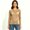 Khaki, variant on Women’s Crew Neck Long Sleeve Basic T-Shirt, Womens Everyday Casual Top, Women's Plus, Size S-4XL