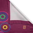thumbnail image 3 of Ambesonne Trippy Kitchen Curtains, Geometric Tree Branches, 55"x39", Purple Maroon, 3 of 3
