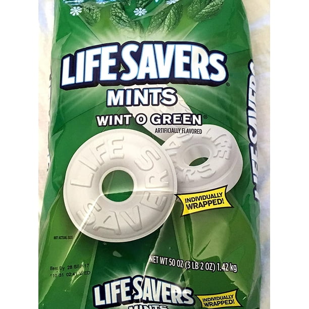 Life Savers Mints Wint O Green 3 lbs Bag