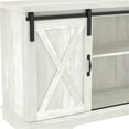 thumbnail image 4 of Pemberly Row 58" Farmhouse Wood TV Stand with Sliding Barn Doors - Stone Grey, 4 of 6