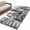 White, variant on Modern Country Bathroom Rug Washable 2x3 Entryway Rug Non Slip Abstract Global Landmarks Blue Front Door Mat Low Pile Indoor Doormat Throw Floor Carpet for Kitchen Bedroom Entrance
