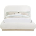 thumbnail image 3 of Pemberley Row Boucle Fabric Cream Queen Bed Rectangular Contemporary 74" Unassembled, 3 of 10