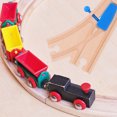 thumbnail image 4 of 2pcs Wooden Train Track Intersections Switch Track Accessories Toy Train Set Compatible With Major Brands Educational And Fun For Kids, 4 of 5