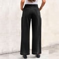 thumbnail image 6 of Wutalume High Waisted Jeans for Women Vintage Style Straight Leg, Retro Wash Denim Pants for Timeless Everyday Comfort,Black L, 6 of 7