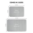 thumbnail image 6 of Mainstays Performance Foam Bath Rug, Silver, 17"x 24", 6 of 9