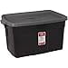 thumbnail image 3 of Rubbermaid RMRT310006 Bac de Rangement Roughneck de 31 gal, Noir et Gris - Lot de 6, 3 of 4