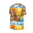 thumbnail image 2 of Rocae Animals on Noah's Ark1 for Breathable Men's Baseball T-Shirt Fashionable Casual Baseball Jersey, Moisture-wicking Sportswear Medium, 2 of 9