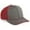 Charcoal/ Red Split, variant on Richardson - Fitted Pulse Sportmesh with R-Flex Cap - 172 - Charcoal/ Black Split