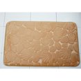 thumbnail image 4 of Three Pieces Bathroom Mat Set Flannel Embossed Shells Nonslip Bath Bathtub U-shape Rug Carpet Toilet Seat Lid Cover (Go, 4 of 8