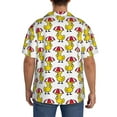 thumbnail image 3 of Honeii Rubber Duck Chicken Bird for Men's Short-Sleeved Button-Up Collared Shirt Featuring A Pocket, Perfect for Beach Vacations, And Travel Adventures.-Medium, 3 of 5