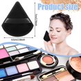 thumbnail image 5 of 6 pieces face soft triangle makeup puff for loose powder mineral powder body powder velvet makeup foundation blender sponge beauty makeup tools, 5 of 5