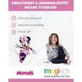 thumbnail image 3 of Sudadera de felpa y leggings de Minnie Mouse de Disney para niñas, 3 of 6