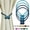 Blue, variant on Curtain Ties Tiebacks,White Magnetic Tie Backs for Curtains Holders Holdbacks Magnet Drapes Hooks,4Pcs