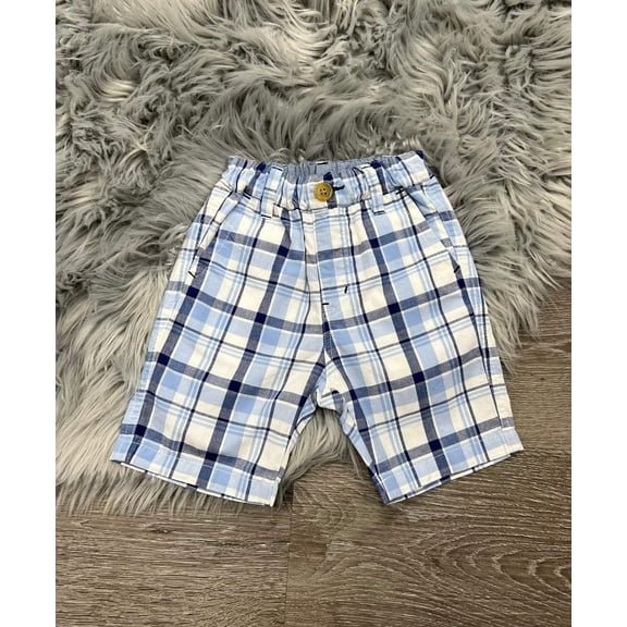 BitzKids Blue Plaid Shorts