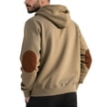 thumbnail image 4 of pstuiky Camisas para hombre de manga larga, Blusa informal y moderna de color liso con capucha, manga larga y bolsillos abotonados para hombre salir tops xl, 4 of 5