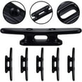 thumbnail image 4 of Paquete de 4 Pulgadas Tacos Negros para Barcos Kayak Muelle Canoa Nailon Negro Fuerte, 4 of 5