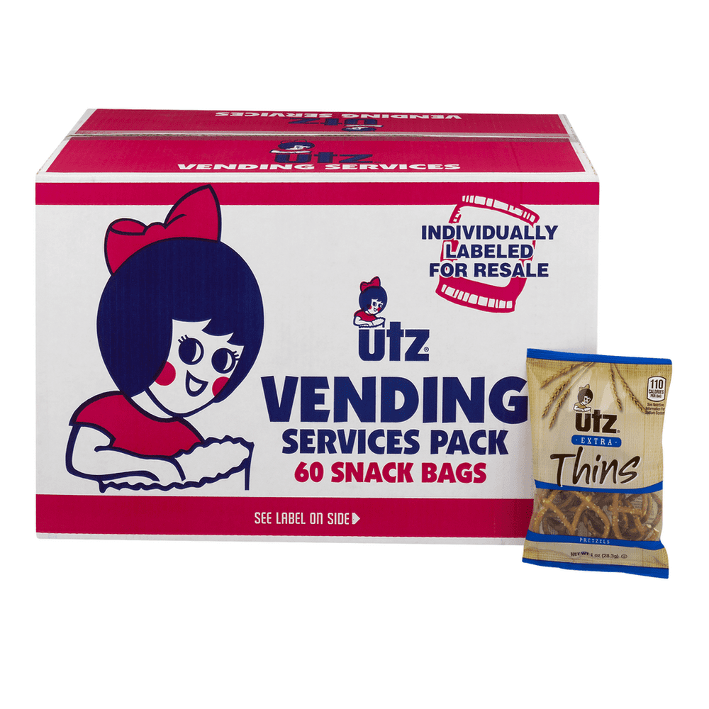 Utz Vending Services Pretzels Thin 60 CT