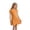 Orange, variant on Ruyang Girls Short Sleeve Dress Crew Neck Ruffled Hem A Line Dress Solid Loose Fit Lightweight Casual Sporty Dresses for Kids Toddlers