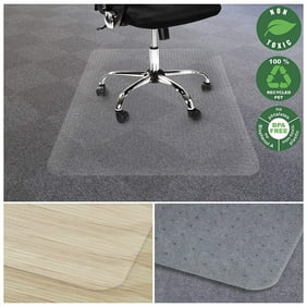 Office Marshal Polycarbonate Chair Mat For High Pile Carpet Floors