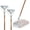 Quick Change (Pack of 2), variant on Spring Mop (Pack of 2) 59 Inch Commercial Grade Wooden Floor Cleaning Handle