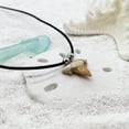 thumbnail image 4 of FROG SAC Natural Shark Tooth Necklace for Men, Genuine Fossil Shark Teeth Jewelry, Cool Beach Necklaces, Beachy Surfer Necklace for Women, 4 of 7