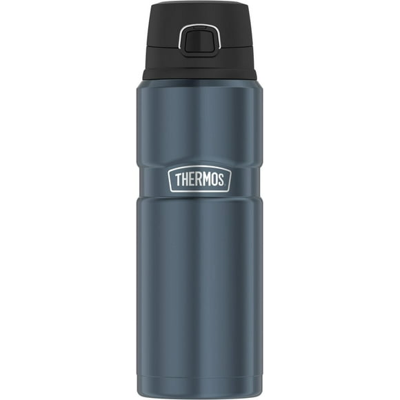 Thermos Vacuum Insulated Stainless Steel 24 oz Beverage Bottle, Slate