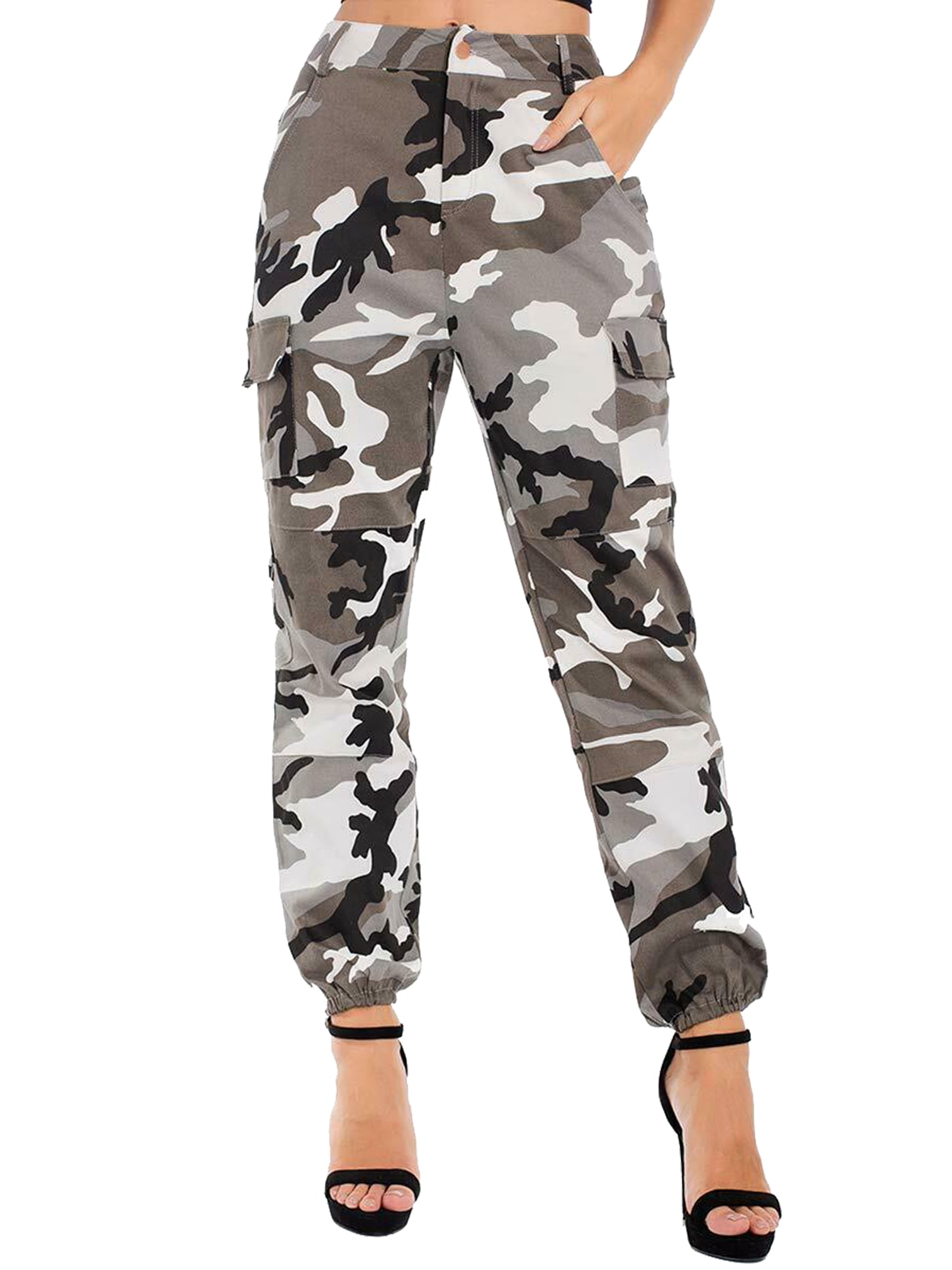 army printed trousers